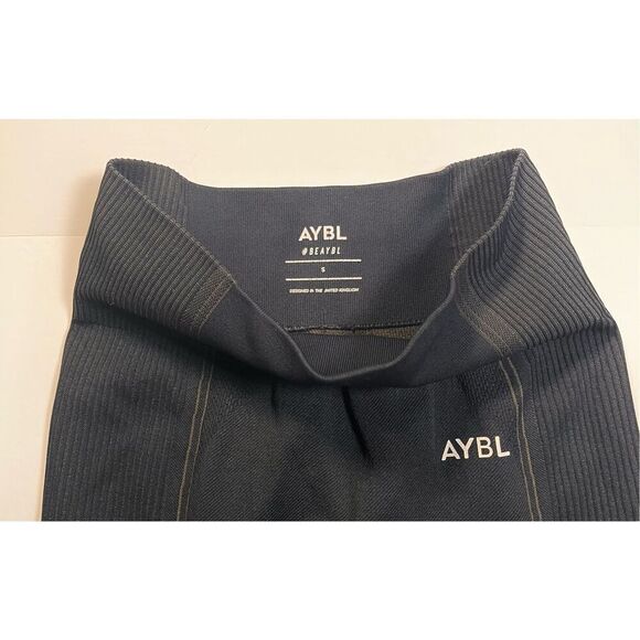 AYBL Reflex Seamless Leggings Black Compression Contour High Waist Size Small - Picture 4 of 10